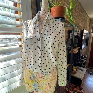 Polka dot Express Portofino Shirt Size S